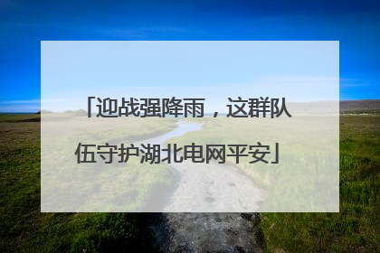 迎战强降雨，这群队伍守护湖北电网平安