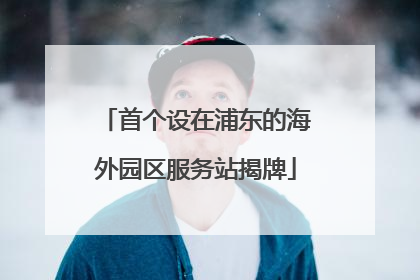 首个设在浦东的海外园区服务站揭牌