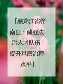 黑龙江省桦南县：建强法治人才队伍 提升基层治理水平