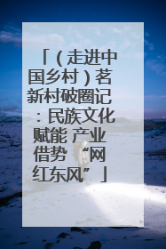（走进中国乡村）茗新村破圈记：民族文化赋能 产业借势 “网红东风”