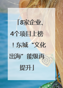 8家企业、4个项目上榜！东城“文化出海”能级再提升